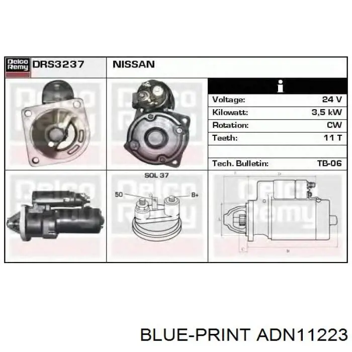 23300C6801 Nissan motor de arranque