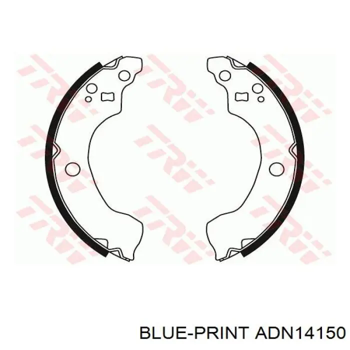  Zapatas de frenos de tambor traseras para Nissan Almera 2 