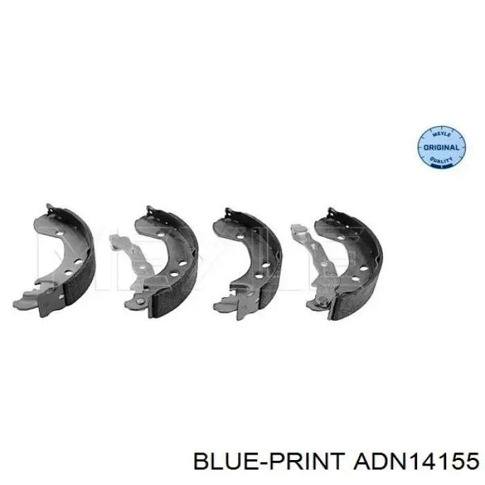 ADN14155 Blue Print zapatas de frenos de tambor traseras