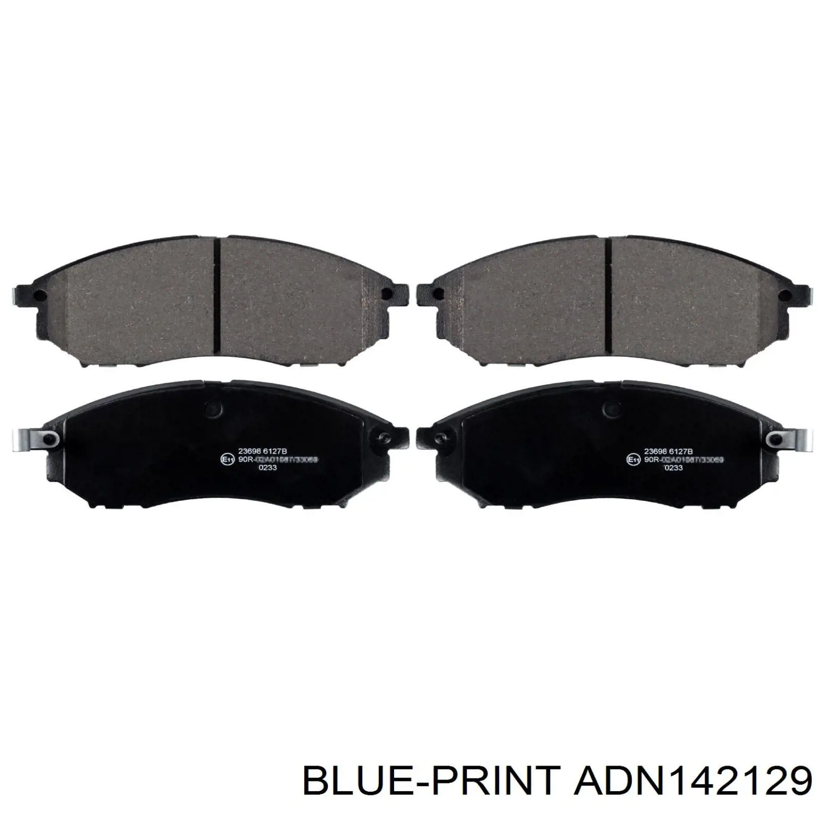 ADN142129 Blue Print pastillas de freno delanteras