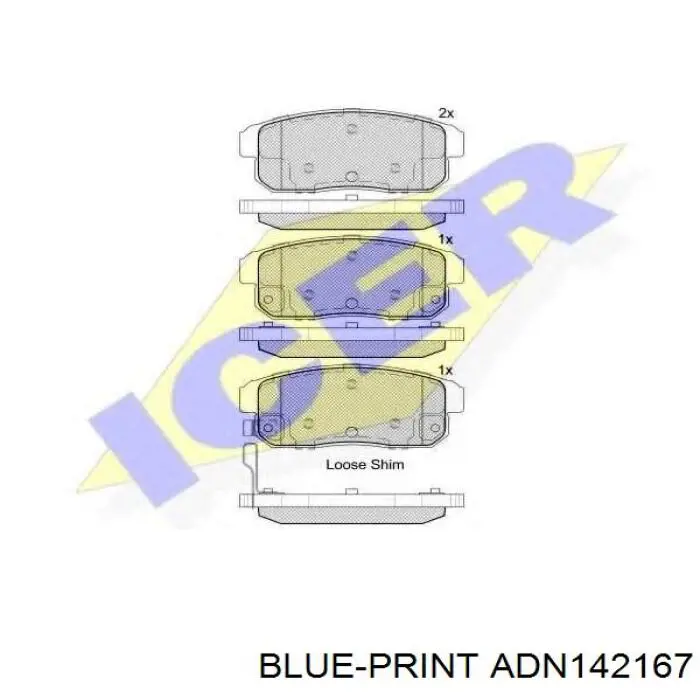 440604U010 Nissan pastillas de freno traseras