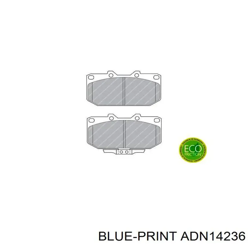 4106030P93 Nissan pastillas de freno delanteras