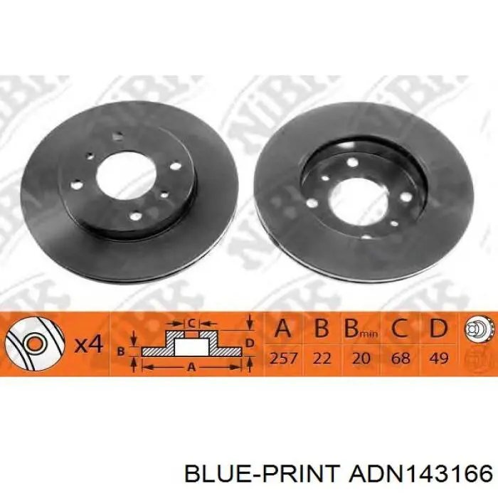 4214031200 Renault (RVI) freno de disco delantero