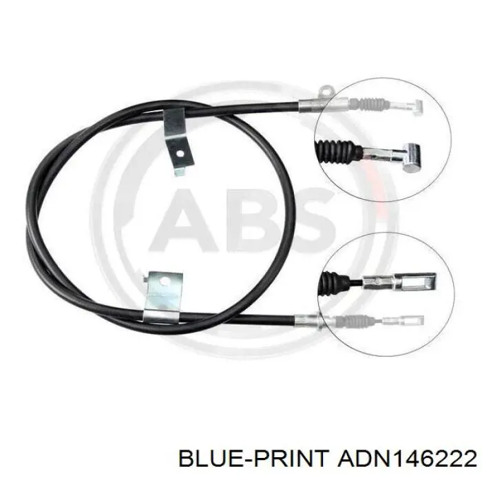 28.0251 Adriauto cable de freno de mano trasero izquierdo