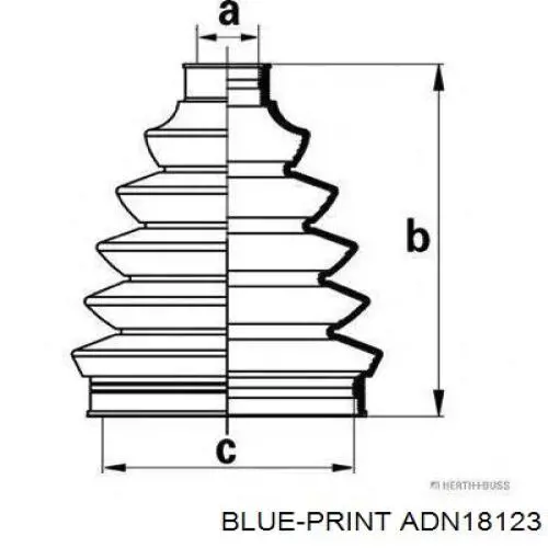 99855 Asam fuelle, árbol de transmisión delantero exterior