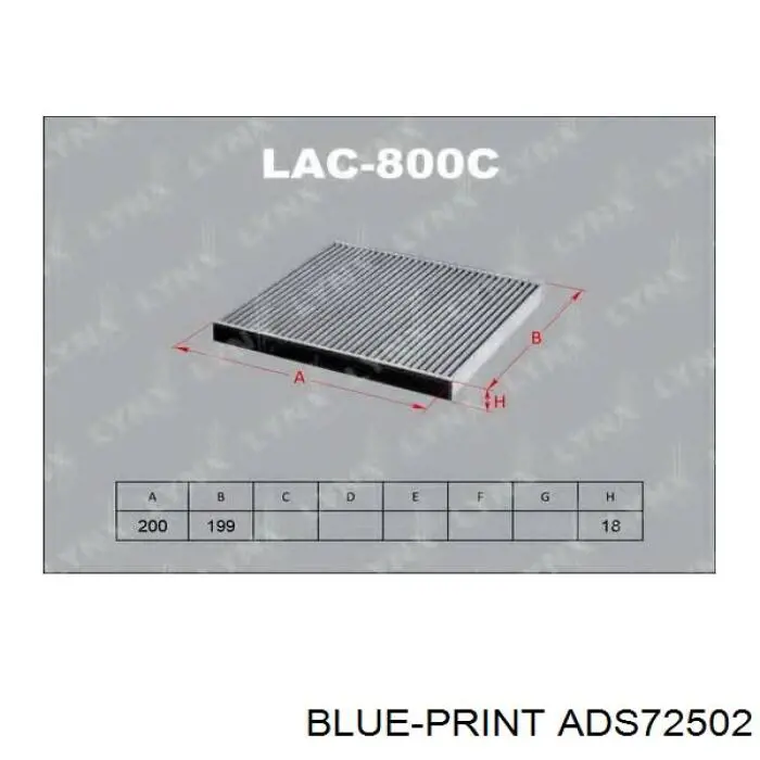 72880AE020 Subaru filtro de habitáculo