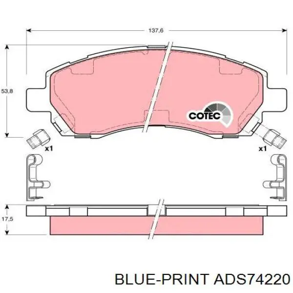  Pastillas de freno delanteras para Subaru Legacy 3 