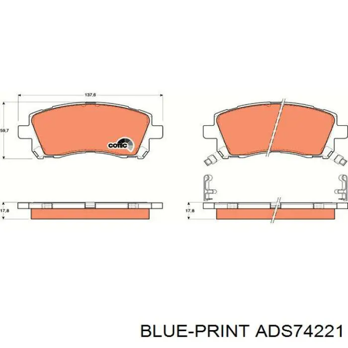 986424700 Bosch pastillas de freno delanteras