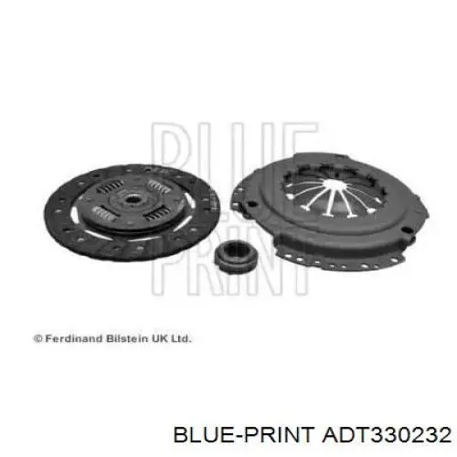 ADT330232 Blue Print kit de embrague (3 partes)