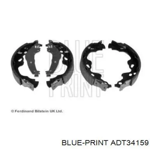 ADT34159 Blue Print zapatas de frenos de tambor traseras