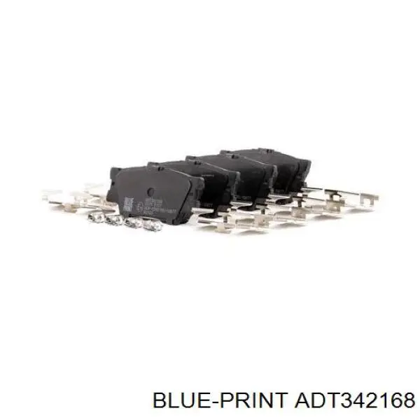 ADT342168 Blue Print pastillas de freno traseras