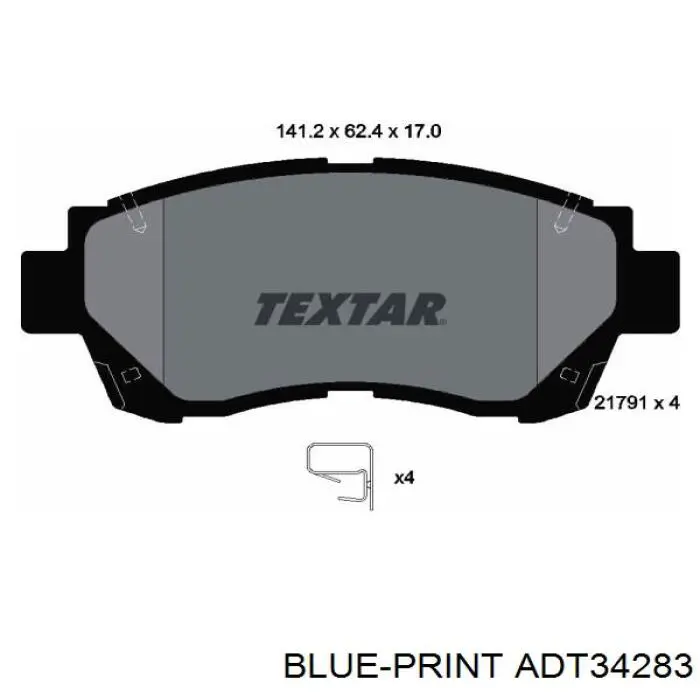  Pastillas de freno delanteras para Toyota Camry V10