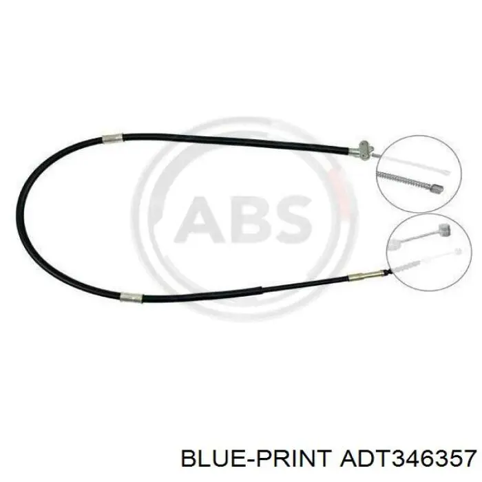 4642002050 Toyota cable de freno de mano trasero derecho