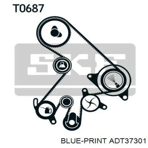 CT583K1 Continental/Siemens kit correa de distribución