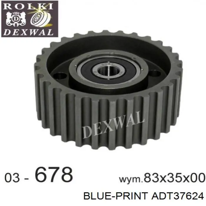 ADT37624 Blue Print rodillo intermedio de correa dentada