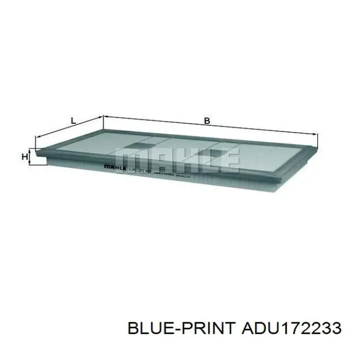 BFA2428HD Borg&beck filtro de aire