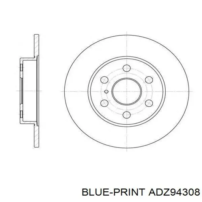  Disco de freno trasero para Isuzu Trooper UBS