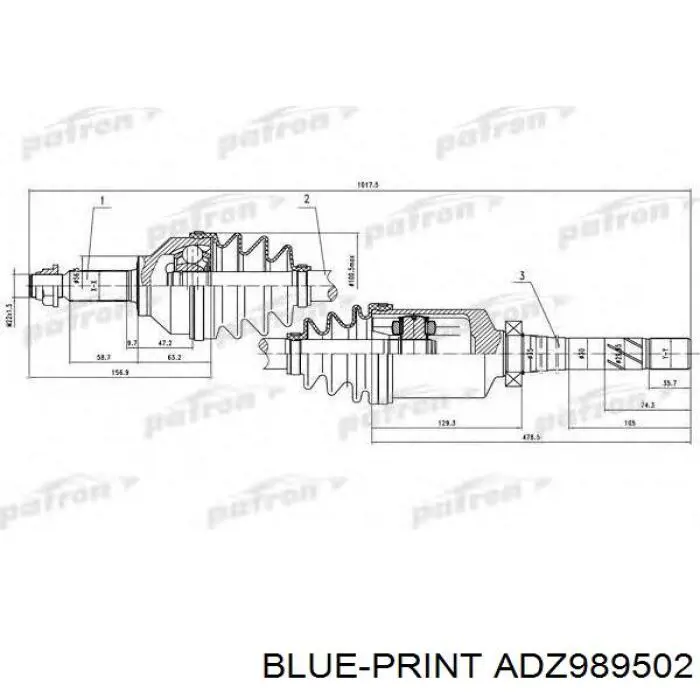 ADZ989502 Blue Print 