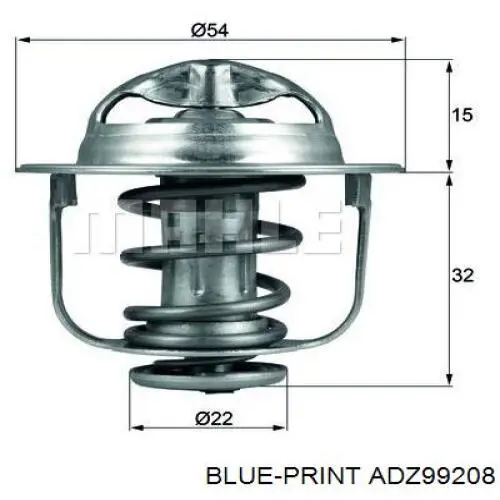 ADZ99208 Blue Print termostato, refrigerante