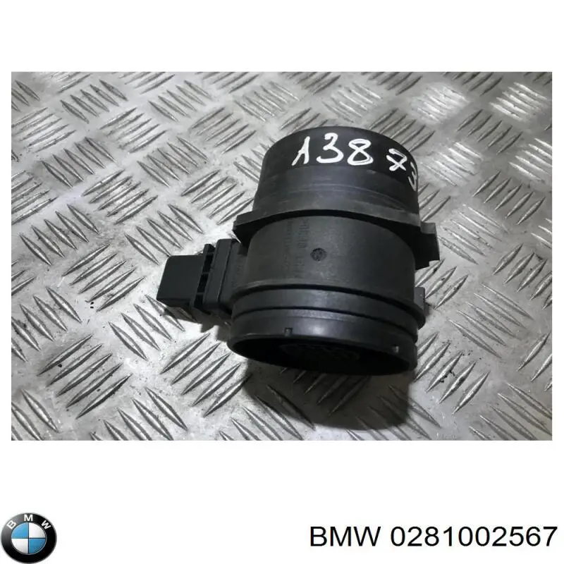 0281002567 BMW sensor de flujo de aire/medidor de flujo (flujo de aire masibo)