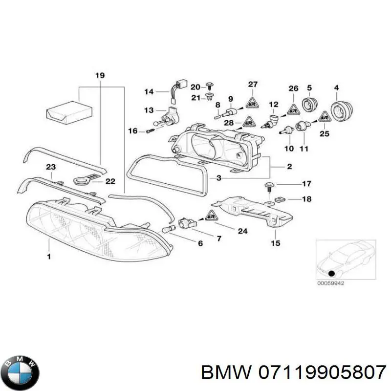 07119905807 BMW 