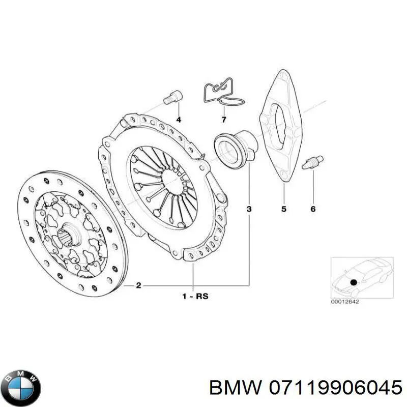  Perno Cesta De Embrague para BMW X3 E83