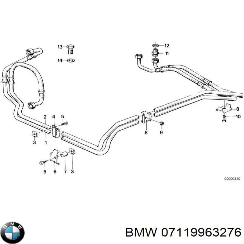 07119963276 BMW junta, tapón roscado, colector de aceite