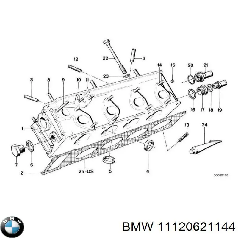 11120621144 BMW tornillo de culata