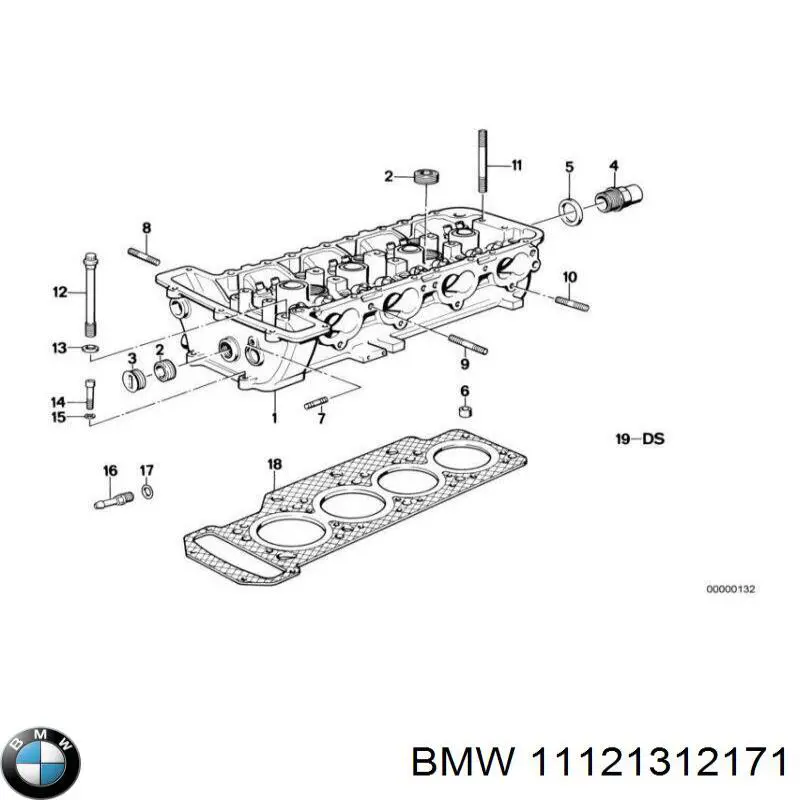  Juego de Juntas, Tapa de culata de cilindro, Anillo de junta para BMW 3 E30