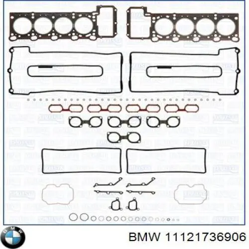 0052135000 Isuzu juego de juntas de motor, completo, superior