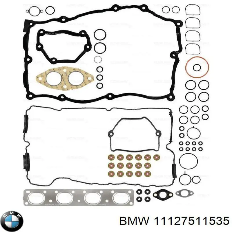 11127511535 BMW juego de juntas de motor, completo, superior