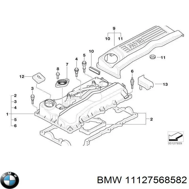 11127509523 BMW tapa de culata