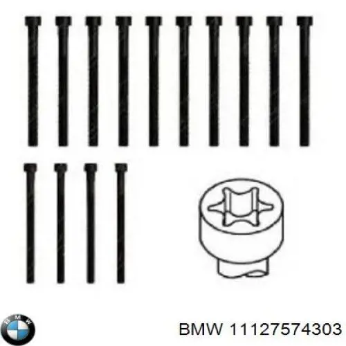 11127561437 BMW tornillo de culata