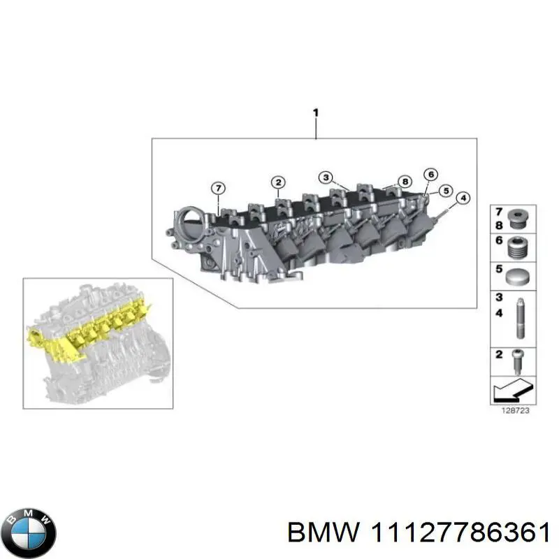 11127786361 BMW culata