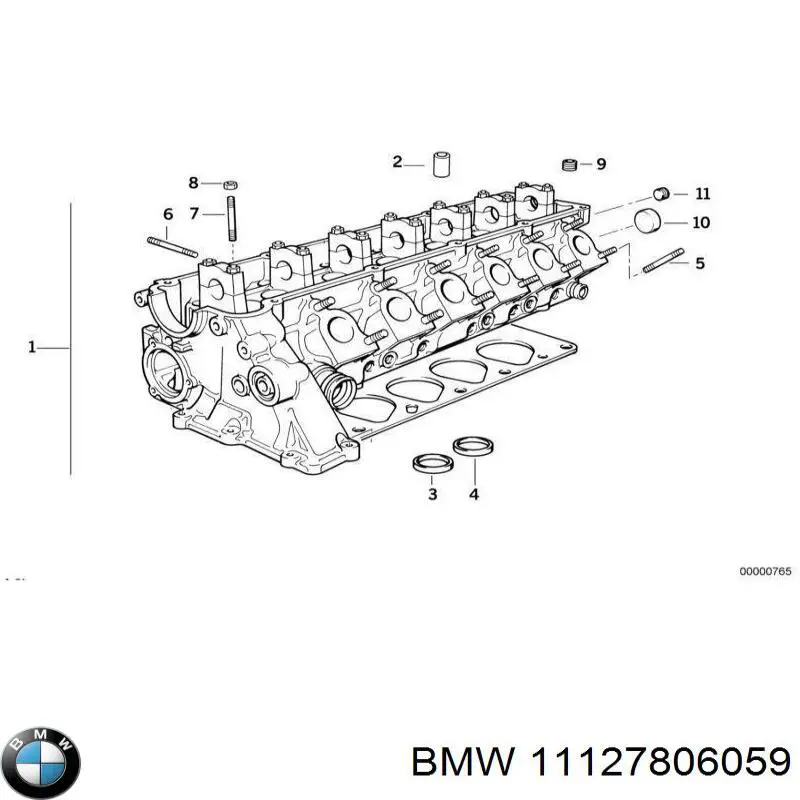 11127806059 BMW culata