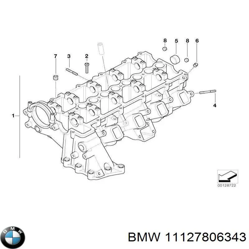 11127806343 BMW tapón roscado, colector de aceite