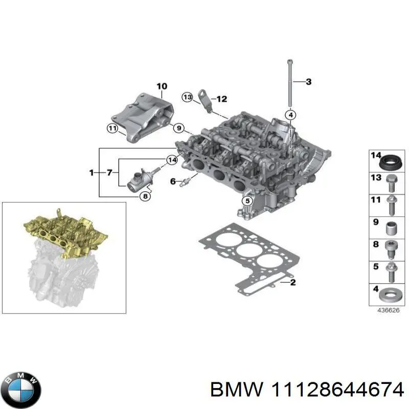  Tornillo de culata para BMW 3 G20