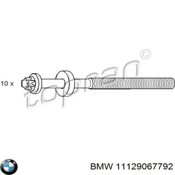 11129067792 BMW tornillo de culata