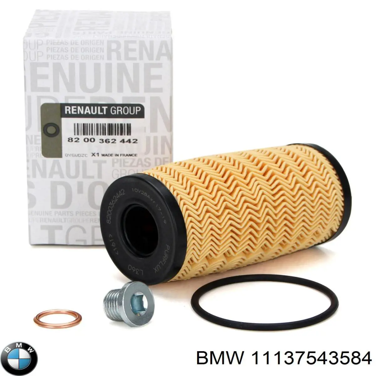 11137543584 BMW tapón roscado, colector de aceite