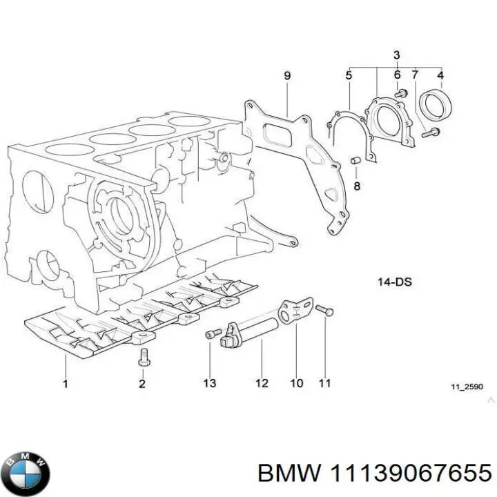 11139067655 BMW junta, cárter de aceite