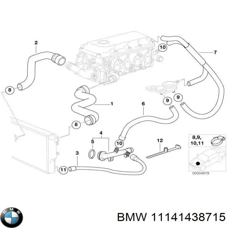 11141438715 BMW 