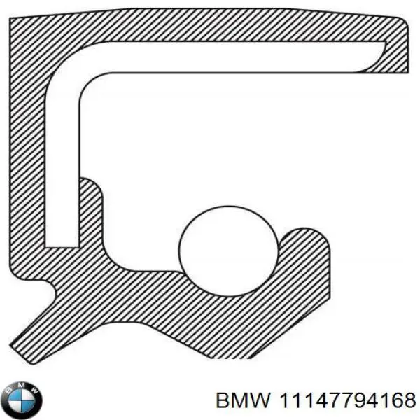 11147794168 BMW anillo retén, cigüeñal