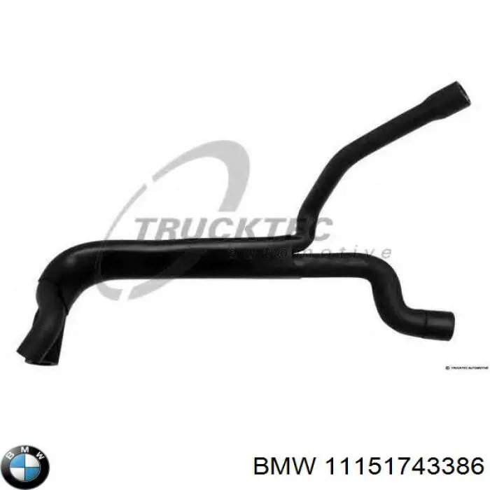 11151743386 BMW tubo de ventilacion del carter (separador de aceite)