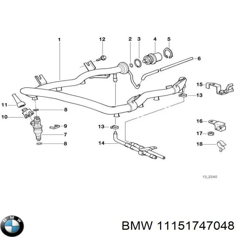 11151747048 BMW tapón roscado, colector de aceite