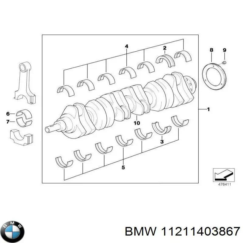 11210007260 BMW cigüeñal