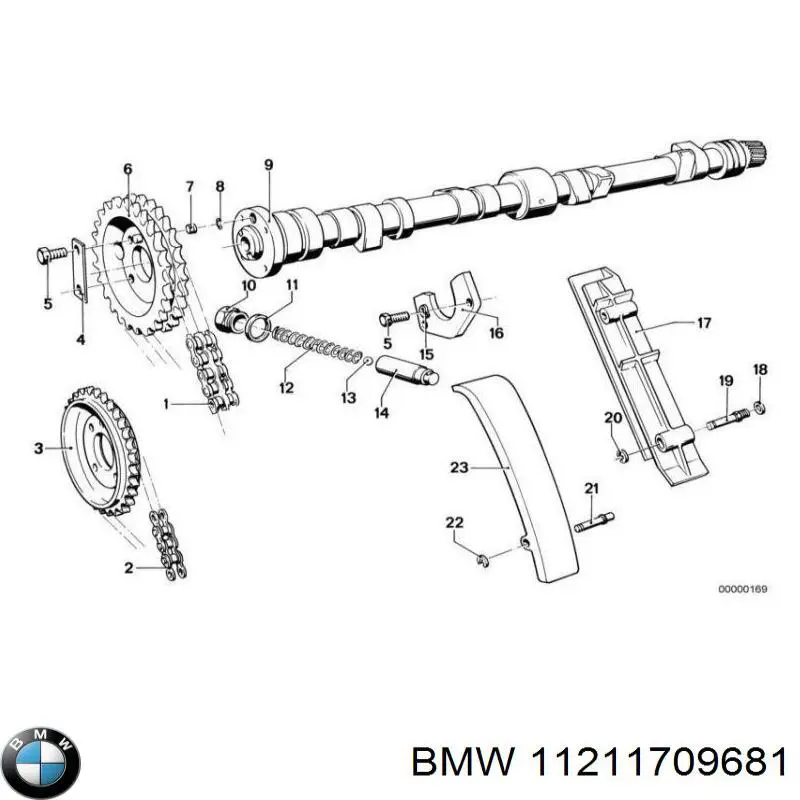 11211709681 BMW cojinete guía, embrague