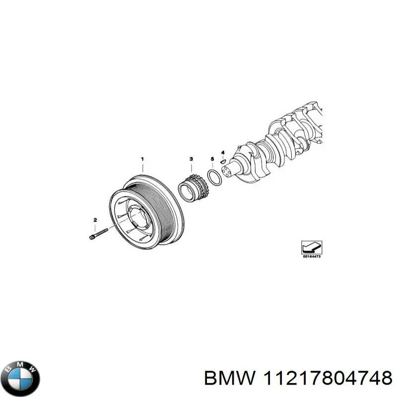 11217804748 BMW junta, tapa de tubo de llenado de aceite