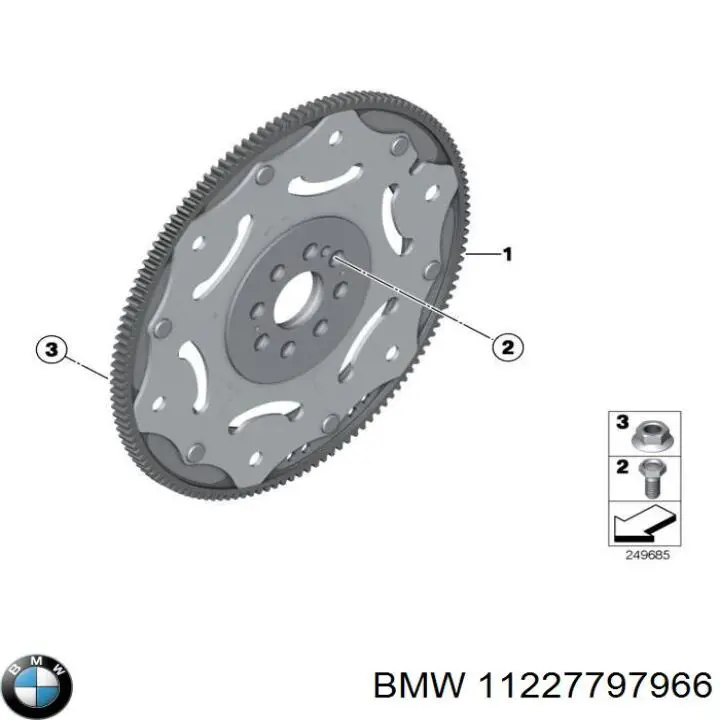 11227797966 BMW tornillo de culata