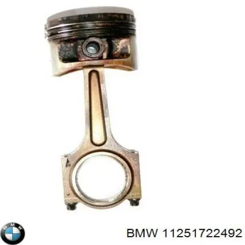 11251722492 BMW pistón completo para 1 cilindro, std