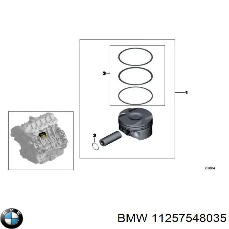 11257506023 BMW tensor, cadena de distribución